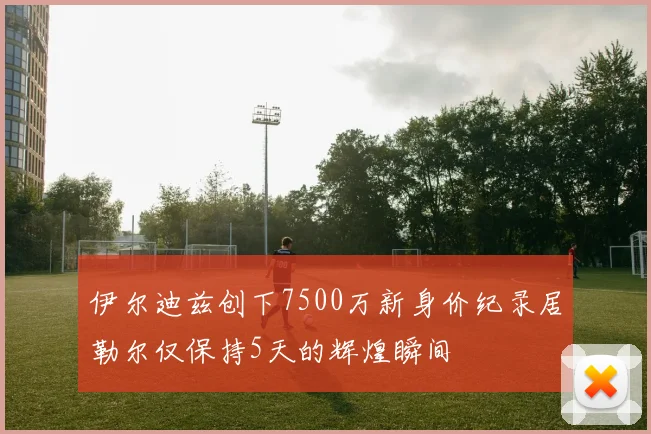 伊尔迪兹创下7500万新身价纪录居勒尔仅保持5天的辉煌瞬间